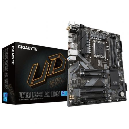 Placa Base Gigabyte B760 DS3H AX DDR4 Socket 1700 Placa Base Gigabyte B760 DS3H AX DDR4 Socket 1700