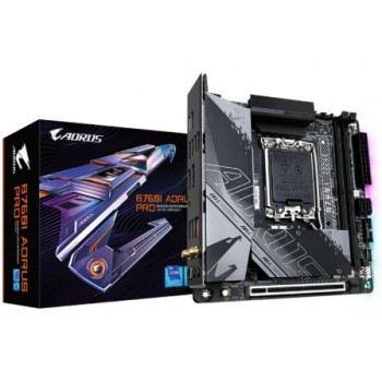 Placa Base Gigabyte B760I AORUS PRO Socket 1700/ Mini-ITX Placa Base Gigabyte B760I AORUS PRO Socket 1700/ Mini-ITX