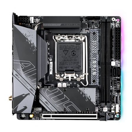 Placa Base Gigabyte B760I AORUS PRO Socket 1700/ Mini-ITX Placa Base Gigabyte B760I AORUS PRO Socket 1700/ Mini-ITX