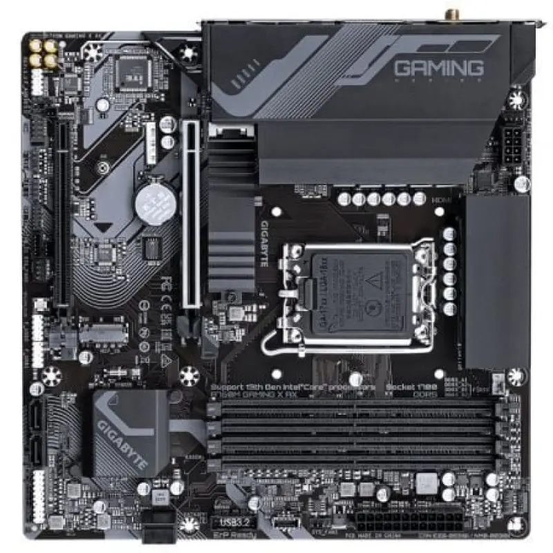 Placa Base Gigabyte B760M GAMING X AX Socket 1700/ Micro ATX Placa Base Gigabyte B760M GAMING X AX Socket 1700/ Micro ATX