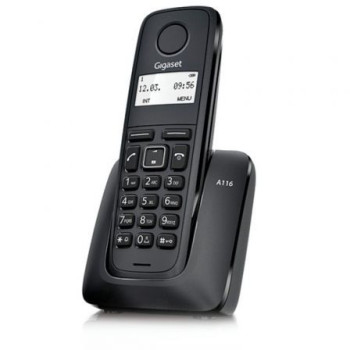 Teléfono Inalámbrico Gigaset A116/ Negro Teléfono Inalámbrico Gigaset A116/ Negro