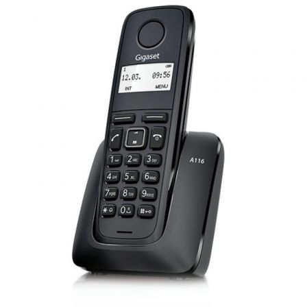 Teléfono Inalámbrico Gigaset A116/ Negro Teléfono Inalámbrico Gigaset A116/ Negro