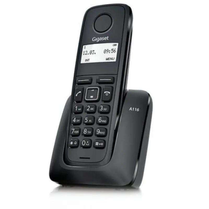Teléfono Inalámbrico Gigaset A116/ Negro Teléfono Inalámbrico Gigaset A116/ Negro