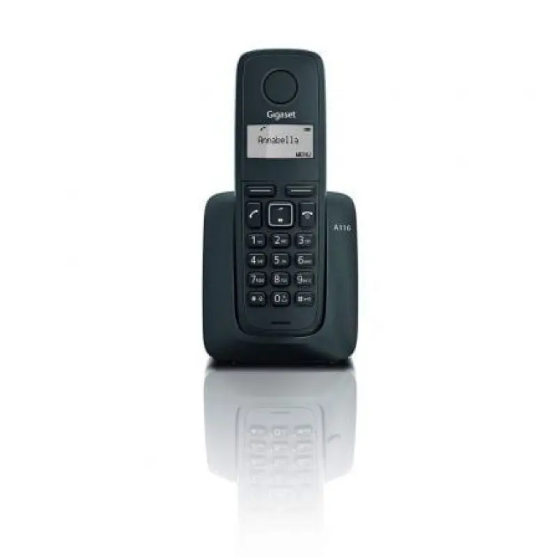 Teléfono Inalámbrico Gigaset A116/ Negro Teléfono Inalámbrico Gigaset A116/ Negro
