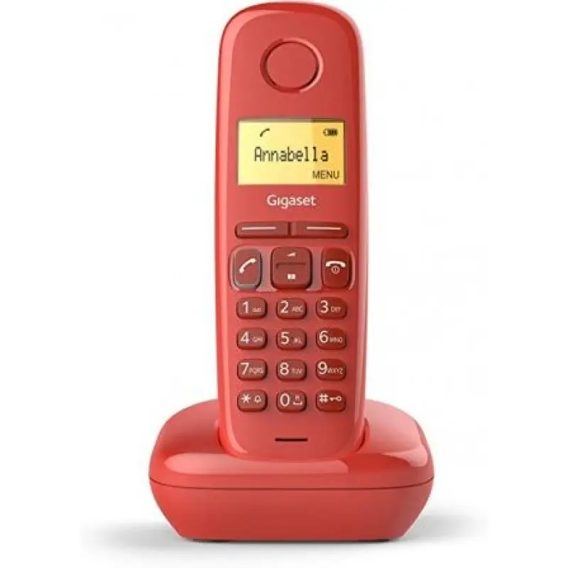 Teléfono Inalámbrico Gigaset A170/ Rojo Teléfono Inalámbrico Gigaset A170/ Rojo
