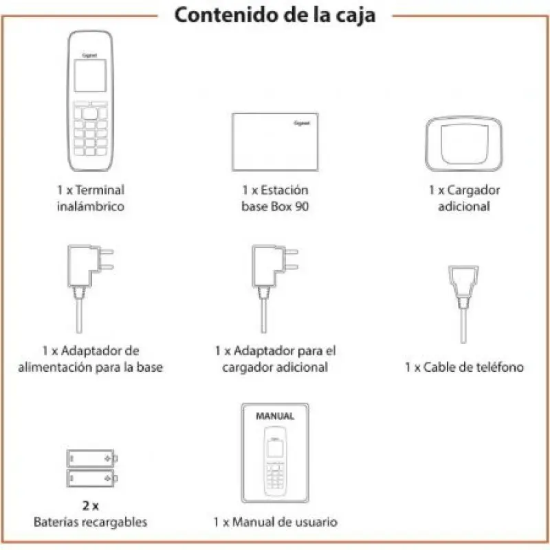 Teléfono Inalámbrico Gigaset CL390/ Gris Teléfono Inalámbrico Gigaset CL390/ Gris