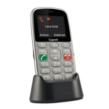 Teléfono Móvil Gigaset GL390 para Personas Mayores/ Gris Teléfono Móvil Gigaset GL390 para Personas Mayores/ Gris