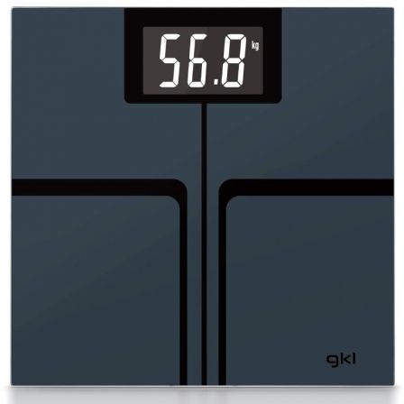 Báscula de Baño GKL Fitmax Black/ Hasta 200kg
