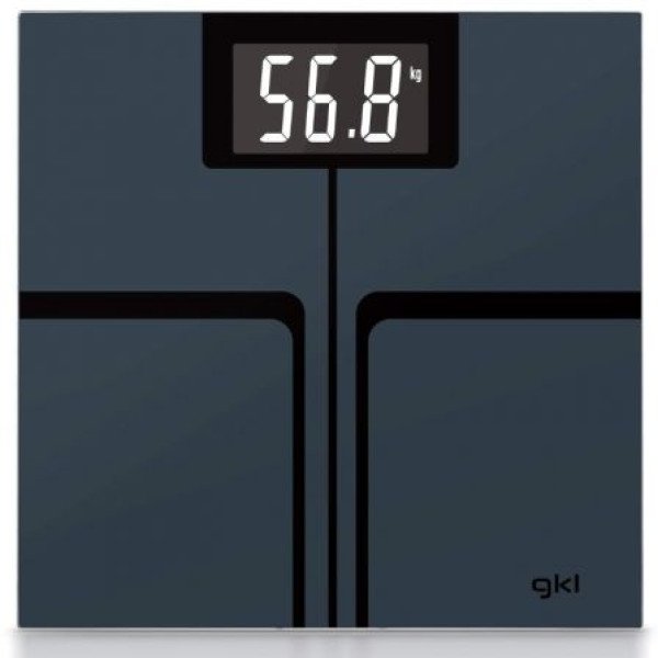 Báscula de Baño GKL Fitmax Black/ Hasta 200kg