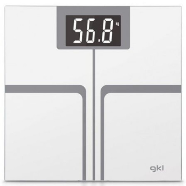 Báscula de Baño GKL Fitmax White/ Hasta 200kg