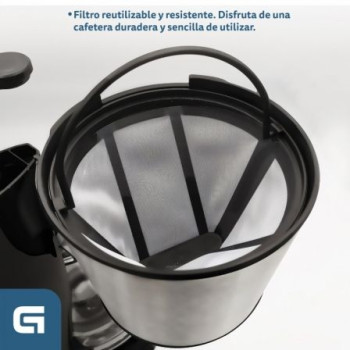 Cafetera de Goteo Grunkel Caf-B Aroma/ 12 Tazas/ Blanca Cafetera de Goteo Grunkel Caf-B Aroma/ 12 Tazas/ Blanca