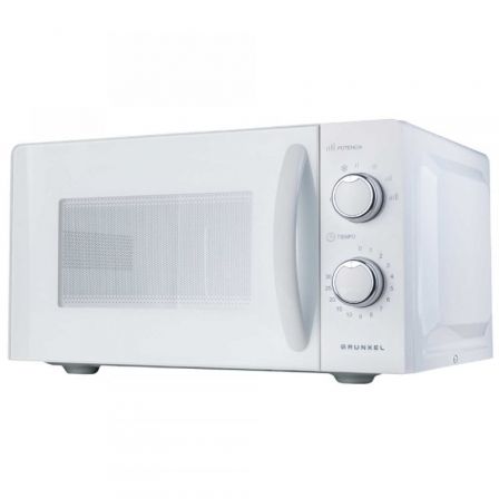 Microondas Grunkel MW-20MI/ 700W/ Capacidad 20L/ Blanco Microondas Grunkel MW-20MI/ 700W/ Capacidad 20L/ Blanco