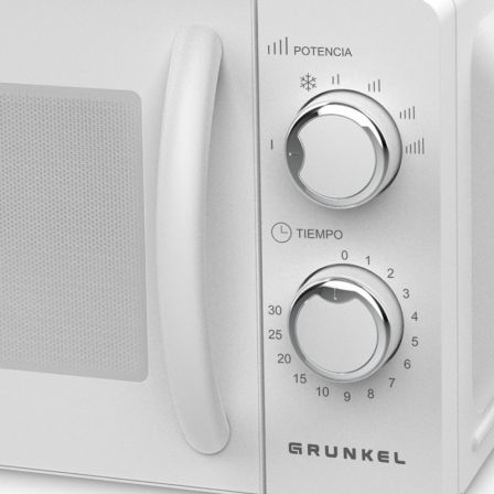 Microondas Grunkel MW-20MI/ 700W/ Capacidad 20L/ Blanco Microondas Grunkel MW-20MI/ 700W/ Capacidad 20L/ Blanco