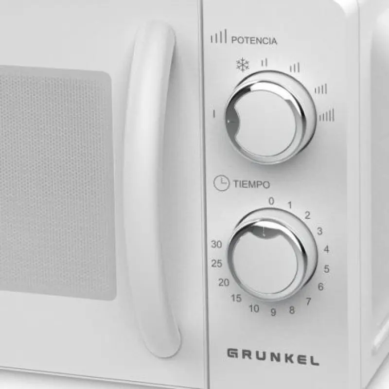 Microondas Grunkel MW-20MI/ 700W/ Capacidad 20L/ Blanco Microondas Grunkel MW-20MI/ 700W/ Capacidad 20L/ Blanco