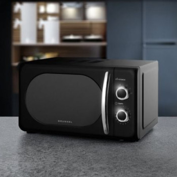 Microondas Grunkel Vintage MW-20NEGRO/ 700W/ Capacidad 20L/ Negro Microondas Grunkel Vintage MW-20NEGRO/ 700W/ Capacidad 20L/ Negro