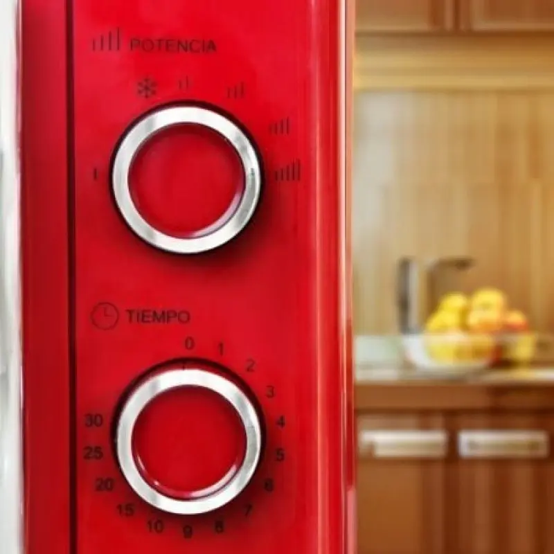 Microondas Grunkel Vintage MW-20ROJO/ 700W/ Capacidad 20L/ Rojo Microondas Grunkel Vintage MW-20ROJO/ 700W/ Capacidad 20L/ Rojo