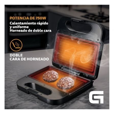 Sandwichera Grunkel SAN-GRILL NG/ 750W/ Placas Grill Sandwichera Grunkel SAN-GRILL NG/ 750W/ Placas Grill