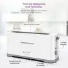 Tostador Grunkel TS-40 EasyToast/ 980W/ Blanco Tostador Grunkel TS-40 EasyToast/ 980W/ Blanco