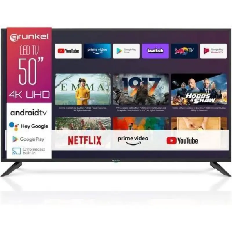 Televisor Grunkel LED-5022GOO 50'/ Ultra HD 4K/ Smart TV/ WiFi Televisor Grunkel LED-5022GOO 50'/ Ultra HD 4K/ Smart TV/ WiFi