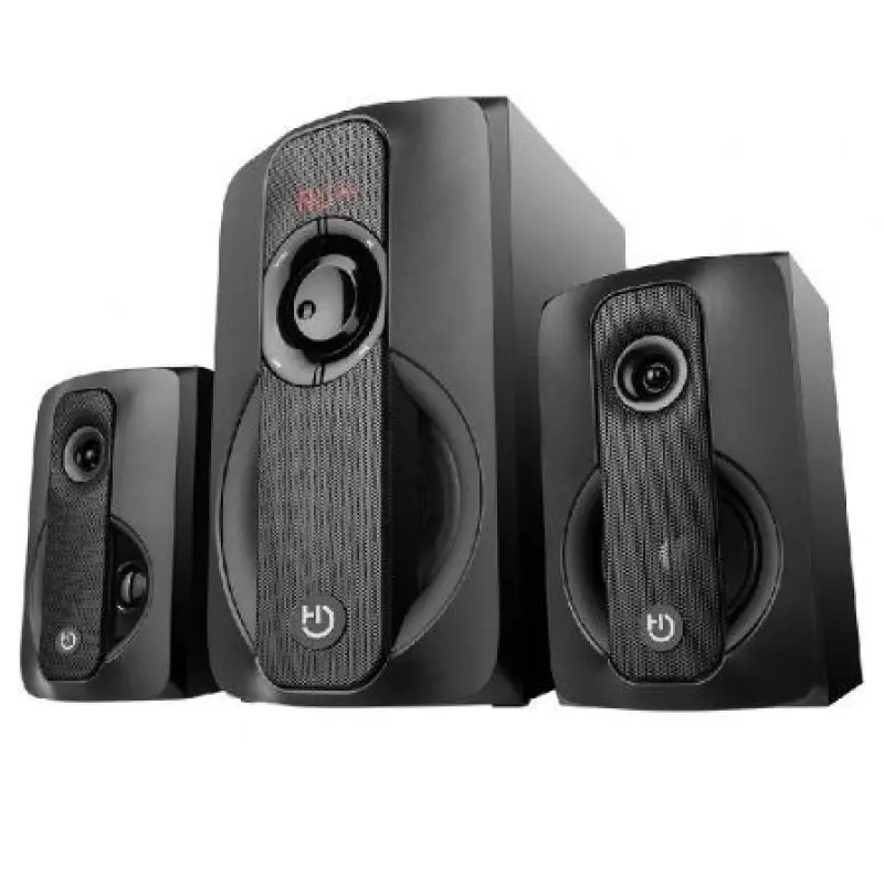 Altavoces con Bluetooth Hiditec H400 Dark Edition/ 80W/ 2.1 Altavoces con Bluetooth Hiditec H400 Dark Edition/ 80W/ 2.1
