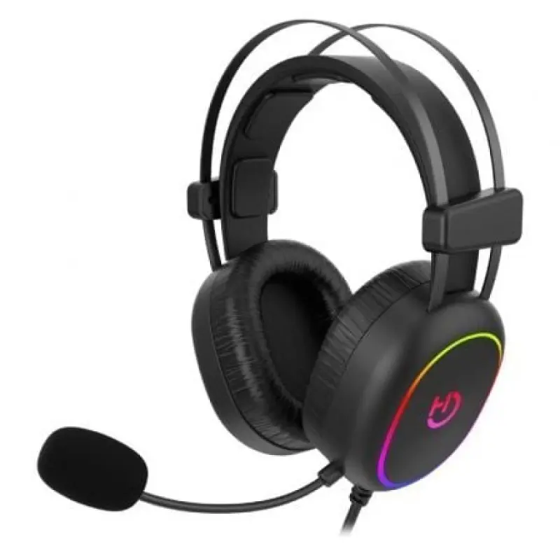 Auriculares Gaming con Micrófono Hiditec Erys ARGB/ Jack 3.5/ Negros Auriculares Gaming con Micrófono Hiditec Erys ARGB/ Jack 3.5/ Negros