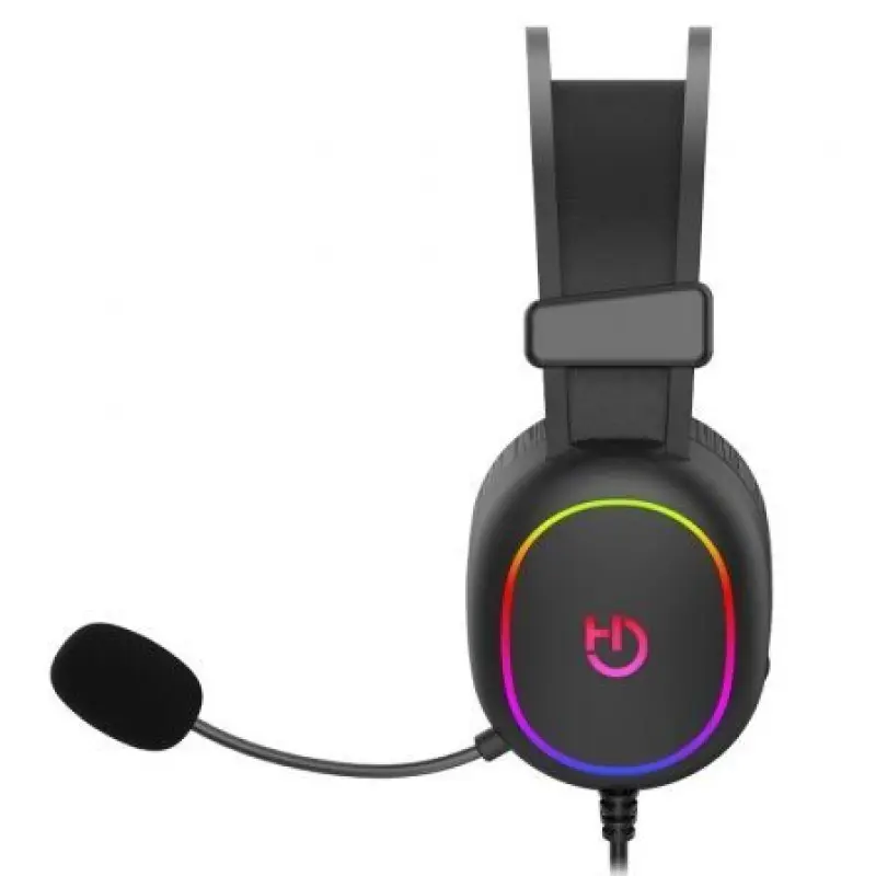 Auriculares Gaming con Micrófono Hiditec Erys ARGB/ Jack 3.5/ Negros Auriculares Gaming con Micrófono Hiditec Erys ARGB/ Jack 3.5/ Negros