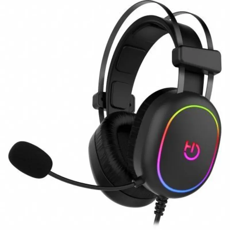 Auriculares Gaming con Micrófono Hiditec Erys ARGB/ Jack 3.5/ Negros Auriculares Gaming con Micrófono Hiditec Erys ARGB/ Jack 3.5/ Negros