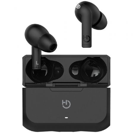 Auriculares Bluetooth Hiditec Fenix TWS con estuche de carga/ Autonomía 6h/ Negros Auriculares Bluetooth Hiditec Fenix TWS con estuche de carga/ Autonomía 6h/ Negros