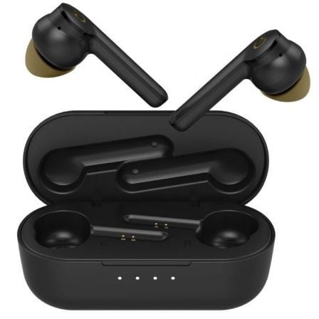 Auriculares Bluetooth Hiditec Vesta 90's Limited Edition con estuche de carga/ Autonomía 8h/ Negros Auriculares Bluetooth Hiditec Vesta 90's Limited Edition con estuche de carga/ Autonomía 8h/ Negros