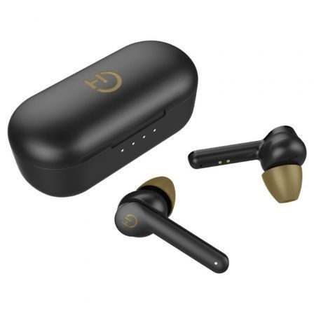 Auriculares Bluetooth Hiditec Vesta 90's Limited Edition con estuche de carga/ Autonomía 8h/ Negros Auriculares Bluetooth Hiditec Vesta 90's Limited Edition con estuche de carga/ Autonomía 8h/ Negros