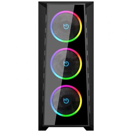 Caja Gaming Semitorre Hiditec MH12 GLASS Caja Gaming Semitorre Hiditec MH12 GLASS