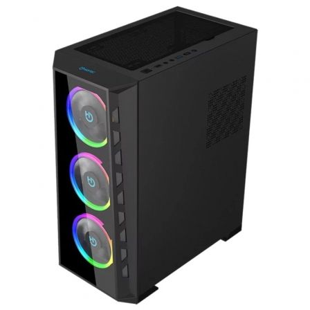 Caja Gaming Semitorre Hiditec MH12 GLASS Caja Gaming Semitorre Hiditec MH12 GLASS