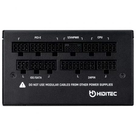Fuente de Alimentación Hiditec GDX1050 V2/ 1050W/ Ventilador 14cm/ ATX 3.0/ PCIe 5.0/ 80 Plus Gold Fuente de Alimentación Hiditec GDX1050 V2/ 1050W/ Ventilador 14cm/ ATX 3.0/ PCIe 5.0/ 80 Plus Gold
