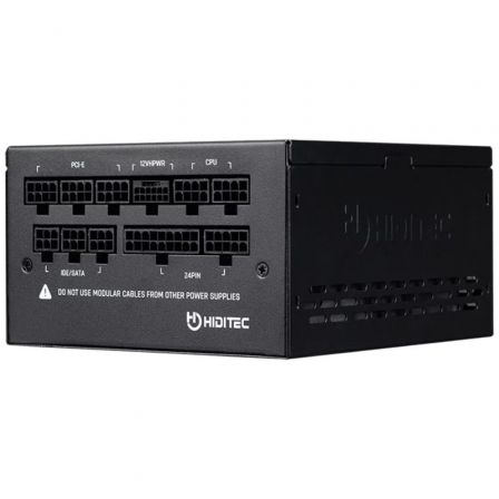 Fuente de Alimentación Hiditec GDX1050 V2/ 1050W/ Ventilador 14cm/ ATX 3.0/ PCIe 5.0/ 80 Plus Gold Fuente de Alimentación Hiditec GDX1050 V2/ 1050W/ Ventilador 14cm/ ATX 3.0/ PCIe 5.0/ 80 Plus Gold