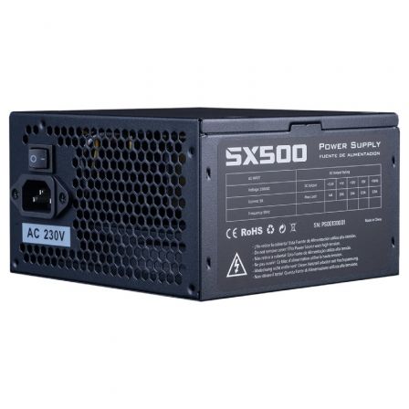 Fuente de Alimentación Hiditec SX 500/ 500W/ Ventilador 12cm Fuente de Alimentación Hiditec SX 500/ 500W/ Ventilador 12cm