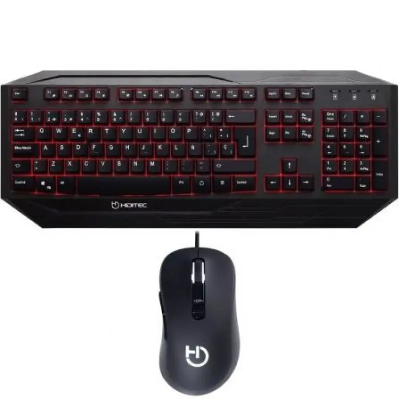 Pack Gaming Hiditec PAC010036/ Teclado Gaming GK200 + Ratón Blitz Pack Gaming Hiditec PAC010036/ Teclado Gaming GK200 + Ratón Blitz