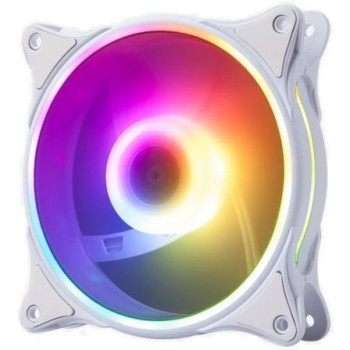 Ventilador Hiditec N18 ARGB/ 12cm/ Blanco Ventilador Hiditec N18 ARGB/ 12cm/ Blanco