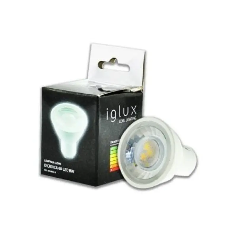 Bombilla Iglux XD-0860-F/ Casquillo GU10/ 8W/ 520 Lúmenes/ 5500K Bombilla Iglux XD-0860-F/ Casquillo GU10/ 8W/ 520 Lúmenes/ 5500K