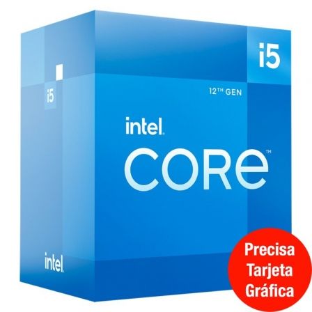 Procesador Intel Core i5-12400F 2.50GHz Socket 1700 Procesador Intel Core i5-12400F 2.50GHz Socket 1700