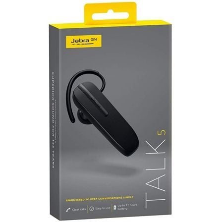 Auricular Bluetooth para Smartphone Jabra Talk 5/ Negro Auricular Bluetooth para Smartphone Jabra Talk 5/ Negro