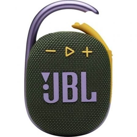 Altavoz con Bluetooth JBL Clip 4/ 5W/ 1.0/ Verde Altavoz con Bluetooth JBL Clip 4/ 5W/ 1.0/ Verde