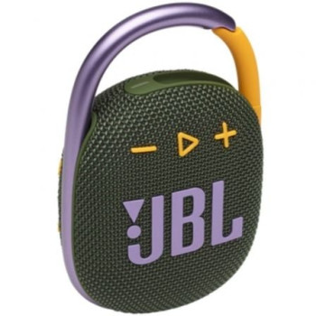 Altavoz con Bluetooth JBL Clip 4/ 5W/ 1.0/ Verde Altavoz con Bluetooth JBL Clip 4/ 5W/ 1.0/ Verde
