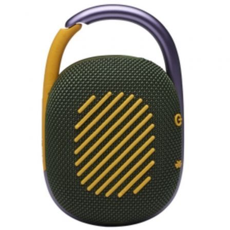 Altavoz con Bluetooth JBL Clip 4/ 5W/ 1.0/ Verde Altavoz con Bluetooth JBL Clip 4/ 5W/ 1.0/ Verde