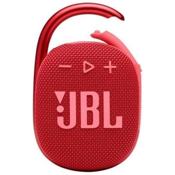 Altavoz con Bluetooth JBL Clip 4/ 5W/ 1.0/ Rojo Altavoz con Bluetooth JBL Clip 4/ 5W/ 1.0/ Rojo