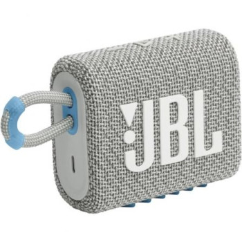 Altavoz con Bluetooth JBL GO 3 ECO/ 4.2W/ 1.0/ Blanco Altavoz con Bluetooth JBL GO 3 ECO/ 4.2W/ 1.0/ Blanco