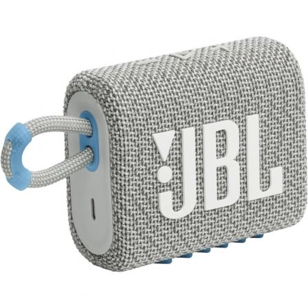Altavoz con Bluetooth JBL GO 3 ECO/ 4.2W/ 1.0/ Blanco Altavoz con Bluetooth JBL GO 3 ECO/ 4.2W/ 1.0/ Blanco