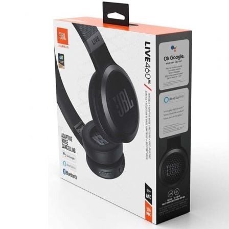 Auriculares Inalámbricos JBL Live 460NC/ con Micrófono/ Bluetooth/ Negros Auriculares Inalámbricos JBL Live 460NC/ con Micrófono/ Bluetooth/ Negros