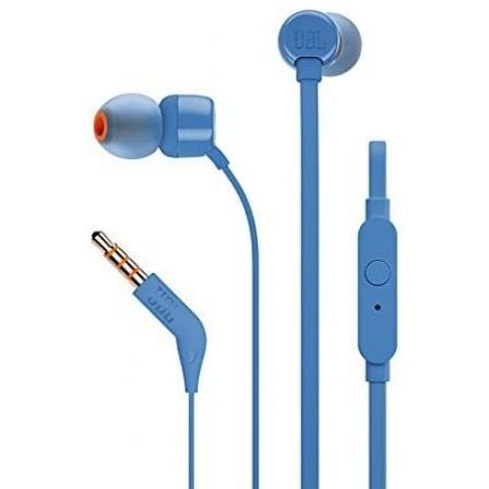 Auriculares Intrauditivos JBL Tune 110/ con Micrófono/ Jack 3.5/ Azules Auriculares Intrauditivos JBL Tune 110/ con Micrófono/ Jack 3.5/ Azules