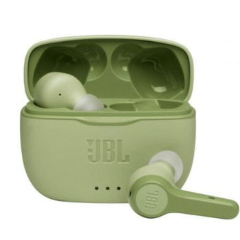 Auriculares Bluetooth JBL Tune 215 TWS con estuche de carga/ Autonomía 5h/ Verdes Auriculares Bluetooth JBL Tune 215 TWS con estuche de carga/ Autonomía 5h/ Verdes