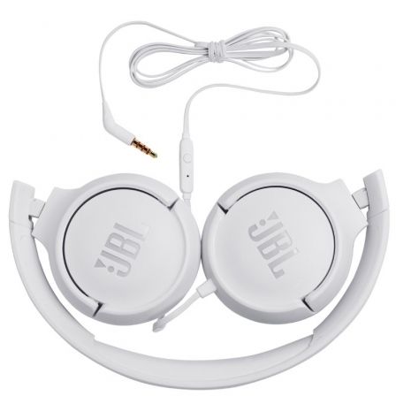 Auriculares JBL Tune 500/ con Micrófono/ Jack 3.5/ Blancos Auriculares JBL Tune 500/ con Micrófono/ Jack 3.5/ Blancos